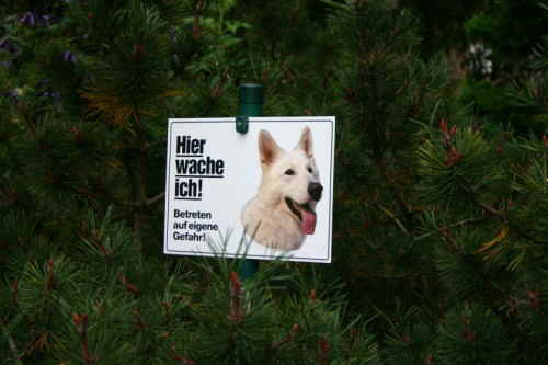 Warnschild